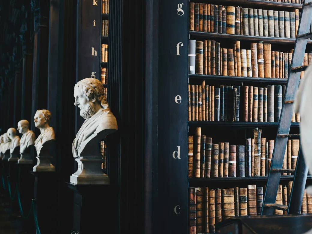 Research books representing frequently asked questions