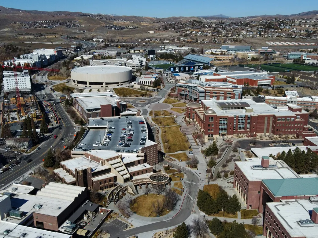 Nevada business district representing operating-company asset protection planning