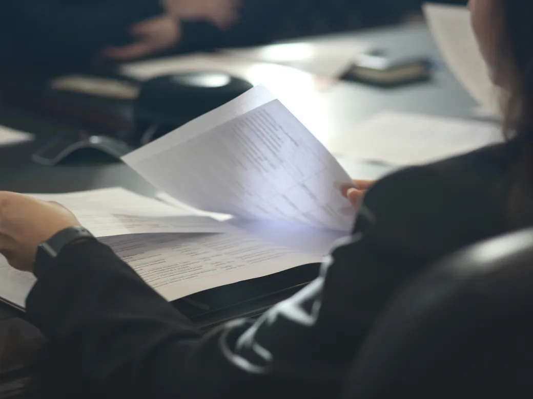 Organized financial statements and trust-administration records