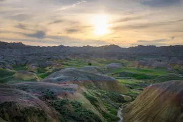 South Dakota Badlands landscape representing a Nevada and South Dakota trust comparison