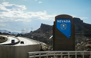 Nevada state boundary and landscape for out-of-state trust planning