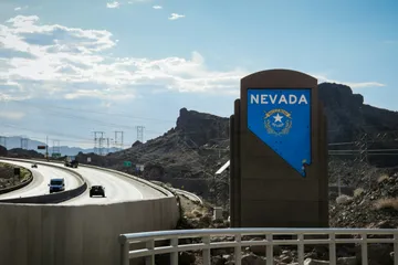 Nevada state boundary and landscape for out-of-state trust planning