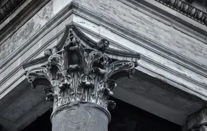 Classical stone pillar representing the structure of a Nevada Asset Protection Trust